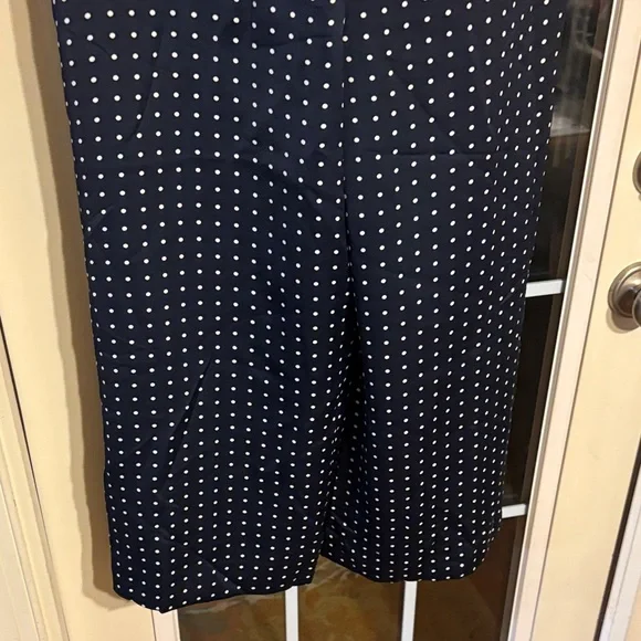 Polka Dot Jumpsuit - Navy and White - Picture 5 of 10